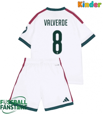 Real Madrid Federico Valverde #8 Replik Heimtrikot Kinder 2026-27 Kurzarm (+ Kurze Hosen)
